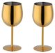 Icecat Set de 2 verres à vin en acier inoxydable 350ml pour cocktail et champagne