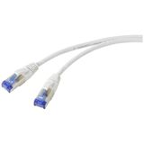 Renkforce RF-5266138 Câble réseau Gris 1 m Cat6a S/FTP