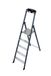 Krause 124197 Sepro steigertrap, geanodiseerd, 5 treden