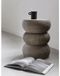 MUST Living Side table Slice Olive, 47xØ35 cm, fiber cement olive