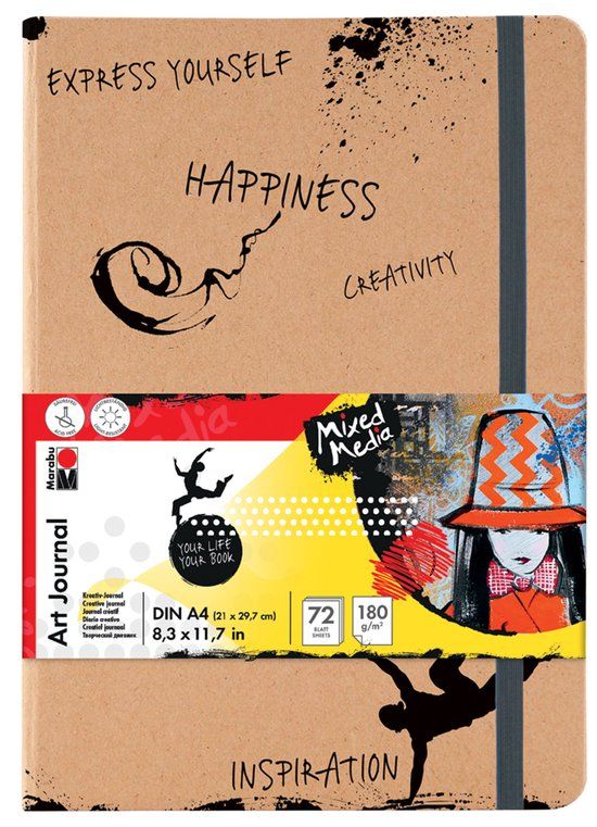 Marabu Art Journal Mixed Media DIN A4 180g