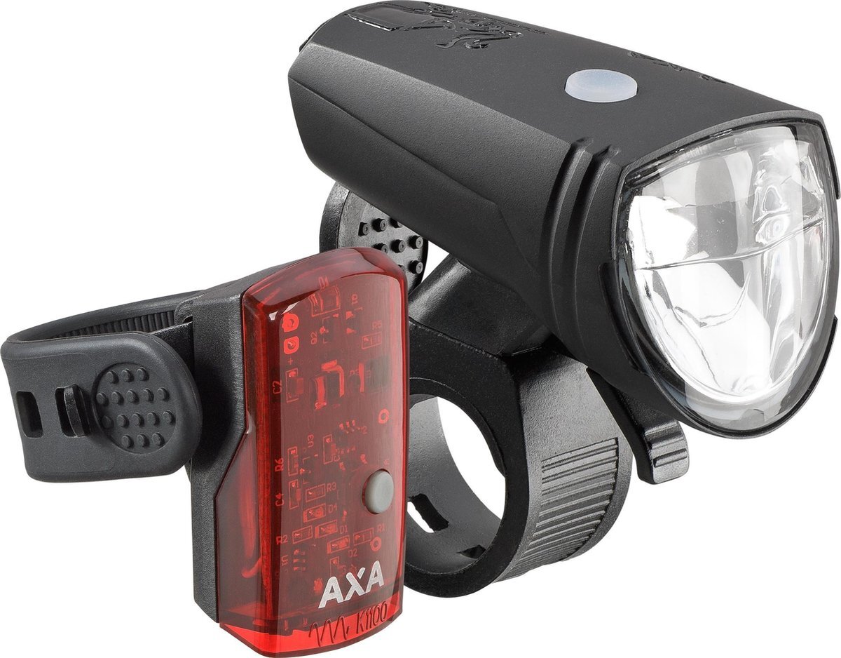 Axa LED Verlichtingsset V+A Greenline Fietsverlichting