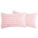 STILVORA Kussenslopen – Set van 2 – 30x50 cm – Roze Fluweel