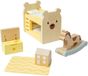 Bigjigs Ensemble de chambre d'enfant pour maison de poupée en bois