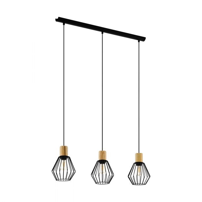 EGLO Palmorla Hanglamp - Bruin - Staal - E27 - 110cm
