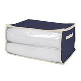 House TNT House Collection Box, opbergtas met pvc-venster, 50 x 40 x 25 cm, blauw