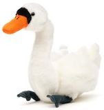 Uni-Toys Schwan - 16 cm (lengte) - pluche vogel - pluche dier, knuffeldier