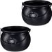 Merkloos Heksenketel - Set van 2 - 19 cm - Halloween Accessoire