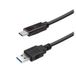 Vivanco VNIT3USBC02MMK Câble USB USB 3.2 Gen 1 (3.1 Gen 1) 0,25 m USB A USB C Noir