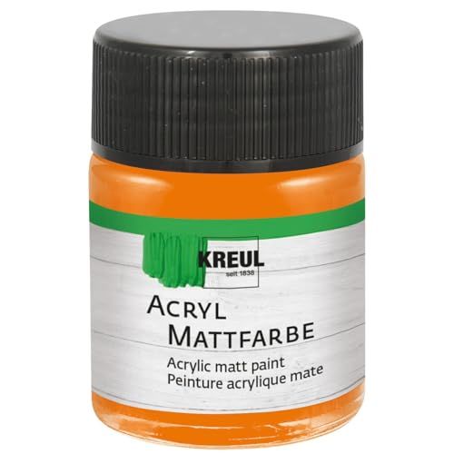 KREUL 75504 - Matte acrylverf, oranje, 50 ml