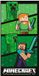 Halantex Serviette Minecraft Ver. 2 140 x 70 cm Serviettes