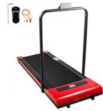 Happiq tapis de course sous bureau - Noir/Rouge