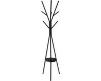 Sphera Kapstok - 42 cm x 180 cm - Metaal/Hout - Zwart