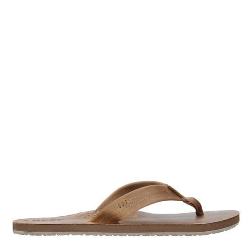 Reef Draftsmen leren teenslippers bruin
