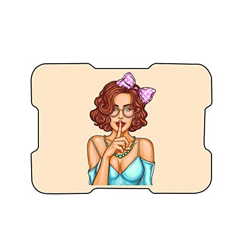 Bonamaison - Digitaal bedrukte muismat - 22x18 cm - Antislip - Kantoor & Thuis