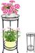 Merkloos Metal Plant Stand, 2 Tier Stable Flower Pot Stand