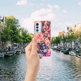 B2Ctelecom Motorola Edge 20 Pro TPU Case Bosje Bloemen