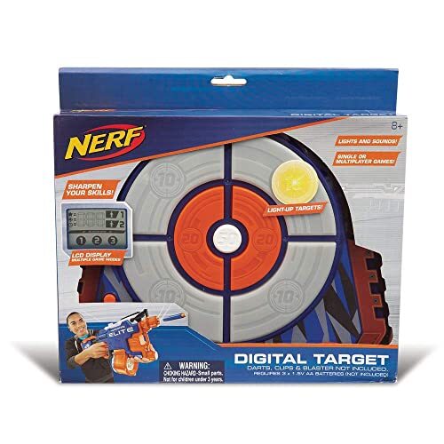Grandi Giochi Nerf digitaal dartbord Elite-NER06000, 8056379125211