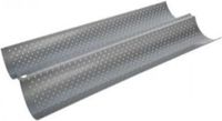 5five Baguette bakvorm Zilverkleurig Aluminium Verchroomd 38 x 16 cm