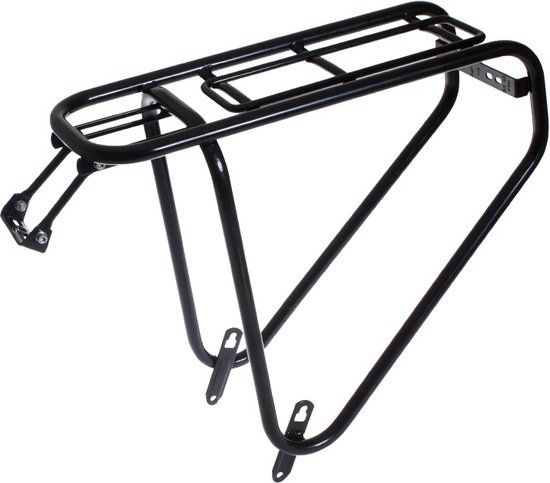Steco Power Safety Bagagedrager - Glans Zwart - 28 Inch - Achter - 35 kg