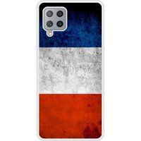Samsung Galaxy A42 Drapeau france Verstevigd hoesje met sublimatie bedrukking