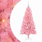 vidaXL Sapin de Noël Rose 150 cm PVC