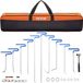 VEVOR Kit de suppression de bosses, 20 pièces Barres de réparation de bosses sans peinture, Barres de bosses en Inox, Outil de réparation de bosses queue de baleine, Outil professionnel de suppression de bosses de grêle