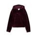 PUMA Essentials Elevated Velour Relaxed Hoodie Court Enfant et Adolescent Rouge 11-12Y