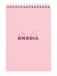 Rhodia 118417C - bloc RI A5 COULEURS Rose ligné 80F