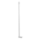 MSV Douchegordijnstang plafondbeugel 60 cm wit aluminium