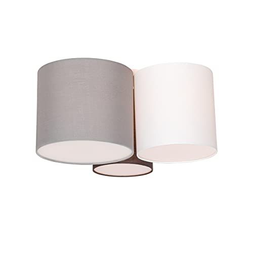 QAZQA Multidrum Plafondlamp - 3 lichts - Multicolor - E27