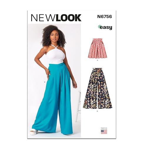 NEW LOOK UN6756A Misses' Shorts and Pants A (10-12-14-16-18-20-22)
