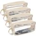 ASelected Doorzichtige etui, transparant examen etui, Wit