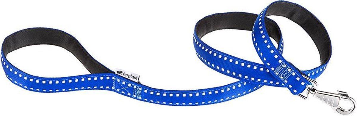 Ferplast Cricket Hondenlijn - 120 x 1,5 cm - Nylon - Blauw