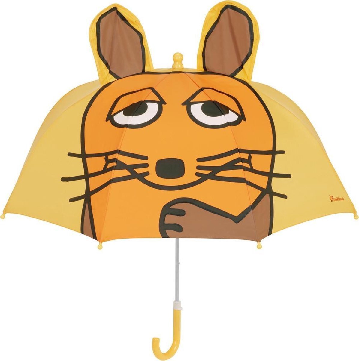 Playshoes paraplu met oortjes geel 70 cm