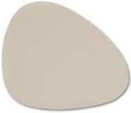 Zeller Placemats - 2x - lederlook - beige - 34 x 42 cm