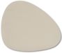 Zeller Placemats - 2x - lederlook - beige - 34 x 42 cm