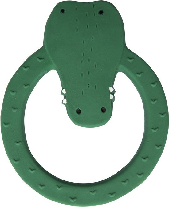 Trixie Baby Trixie - Ronde bijtring natuurlijk rubber - Mr. Crocodile