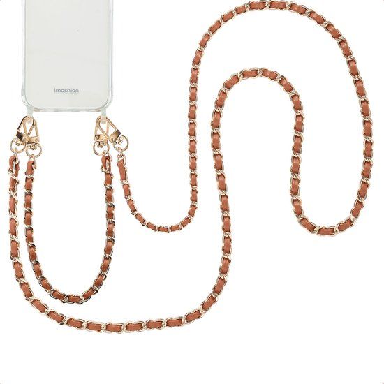 imoshion Universeel PU Leather Cord - Telefoon Ketting - GSM Koord - Bruin