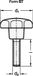 Ganter Norm Ganter GN 6336.4 Sterknop - Kunststof, 50 cm Hoog, M12 Schacht