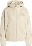 Adidas ZNE Hoodie Beige Polyester Ritssluiting Unisex S