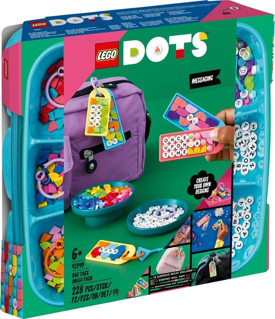 LEGO DOTS Taslabels Megapack Berichten - 41949