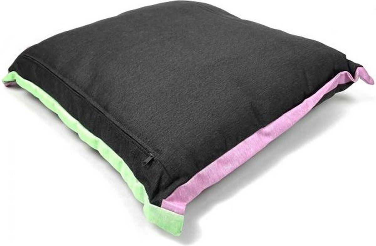 Madison sierkussen 60x60 cm Balance pink - Katoen - Grijs