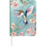 Alpha Edition Daily Journal Hummingbird 2026 Taschenkal. A6 Kolibri
