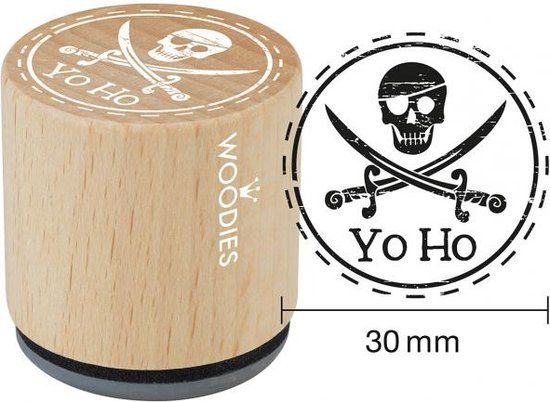 Woodies Yo Ho Rubber Stamp (WE1403)