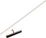 Talen Tools Vloer/douche trekker - metaal/hard rubber - 35 cm breed - met houten steel 140 cm