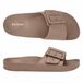 Holster Holster Solace Vegan Slides - Podologisch Goedgekeurd Comfort - Verstelbare Gespen - Naturel BRUIN - Maat 40