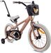 Sun Baby Verdant Kinderfiets pour garçons 16 pouces Cappuccino