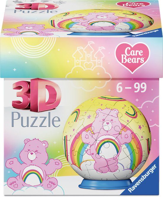 Ravensburger Care Bears Cheer Bear 3D Puzzle-Ball 55 Stukjes