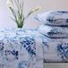 Tribeca Living Azores Home Jolie Twin XL bedrukte lakenset met diepe omslag, blauw